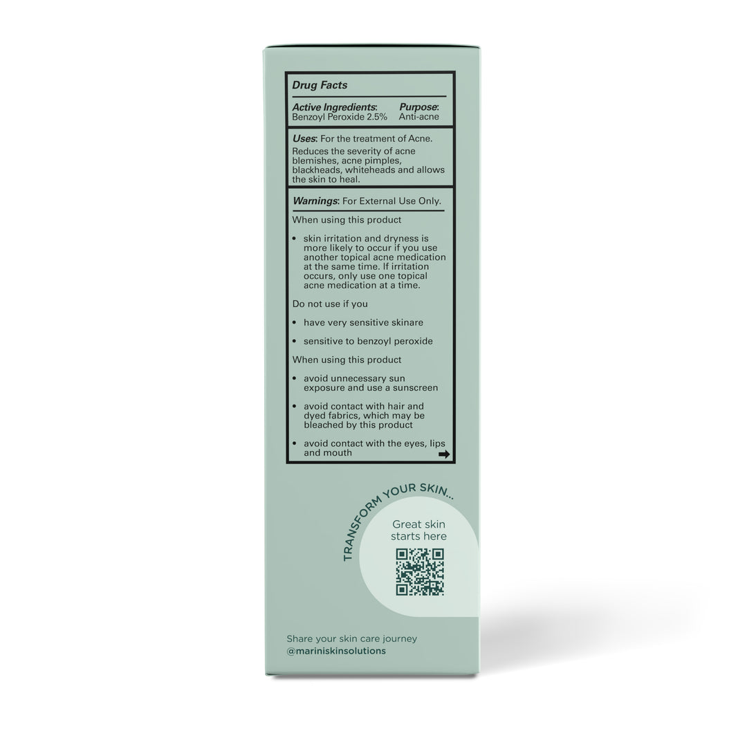 Benzoyl Peroxide 2.5% Wash
